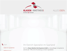 Tablet Screenshot of klasen-gmbh.de